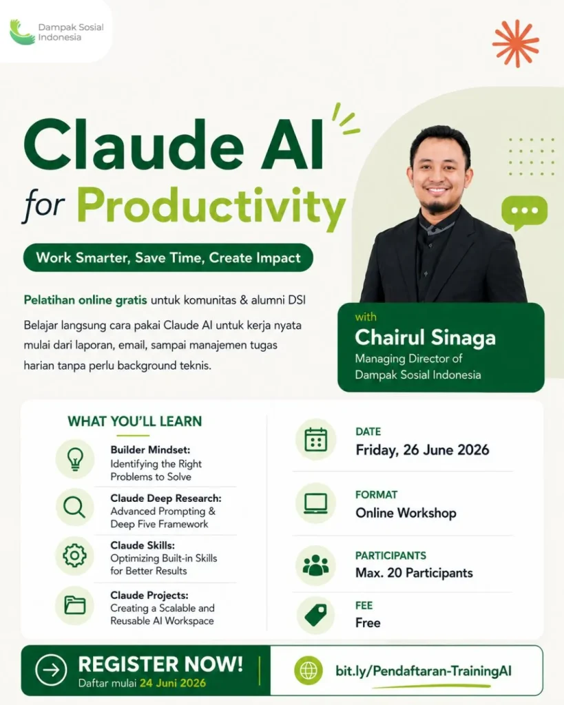 Poster Claude for Productivity